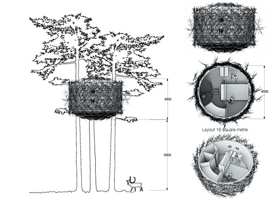 Treehotel sketch